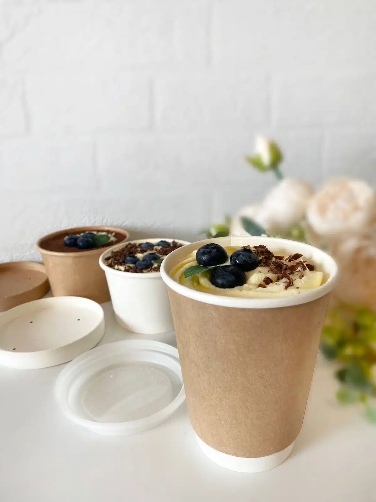 Стаканчик для кофе и десертов с крышкой 470 мл — изображение 2