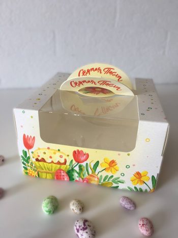 Упаковка под бенто-торт "Святая пасха"