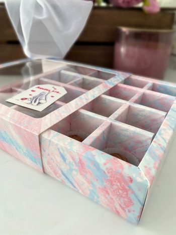 Упаковка под 16 конфет "Розовая диффузия" — изображение 3