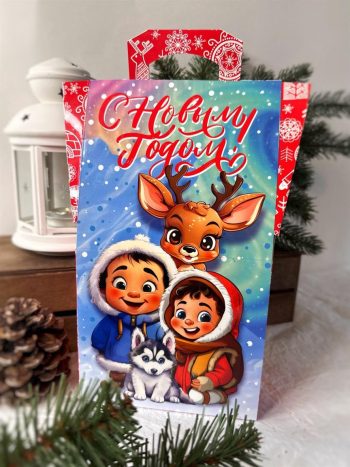 Коробка подарочная Северное сияние, 150х86х270 (+38) мм