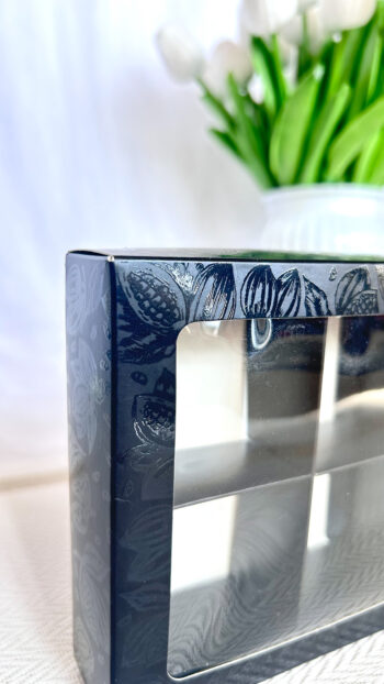 Упаковка под 4 макаронс/моти/конфеты, Какао-бобы — изображение 3