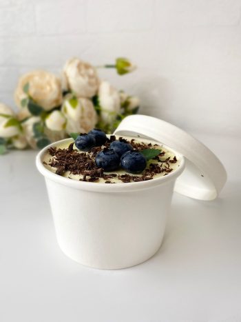 Контейнер под десерт/мороженое 240 мл, белый — изображение 4