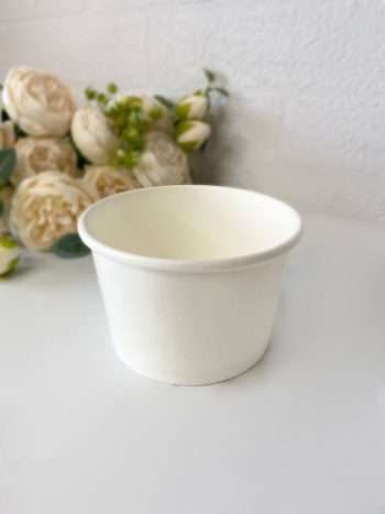 Контейнер под десерт/мороженое 240 мл, белый