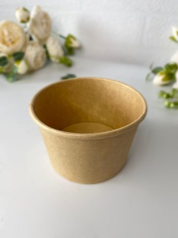 Контейнер под десерт/мороженое 240 мл, крафт