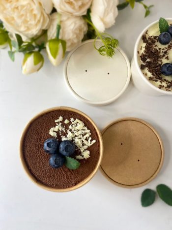 Контейнер под десерт/мороженое 240 мл, крафт — изображение 6