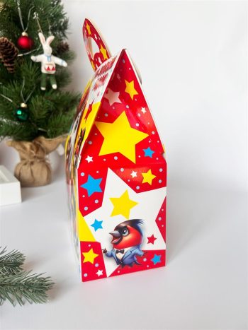 Коробка новогодняя подарочная Конь-Огонь, 172х95х240 (+56) мм — изображение 3