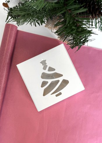 Коробка с фигурным окном Елка, 150х150х40 мм — изображение 3