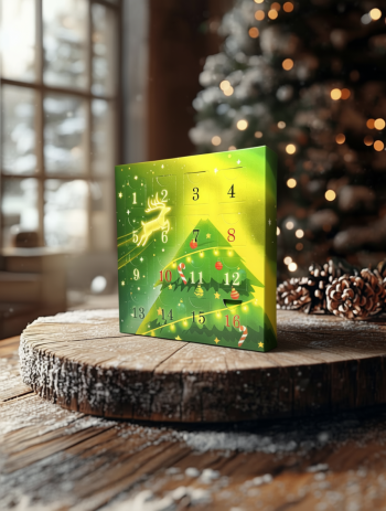 Коробка Адвент под 16 конфет Волшебство, 180х180х30 мм — изображение 2