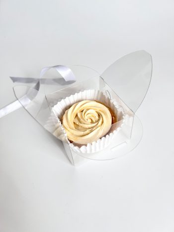 Коробка прозрачная с лентой, 85х85х45 мм — изображение 2