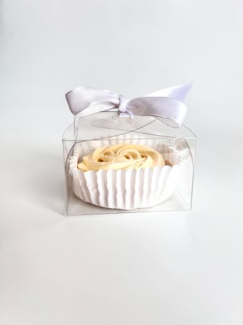 Коробка прозрачная с лентой, 85х85х45 мм — изображение 5