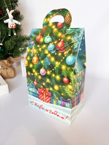 Коробка новогодняя подарочная Царевич, 172х95х275 (+63) мм — изображение 2