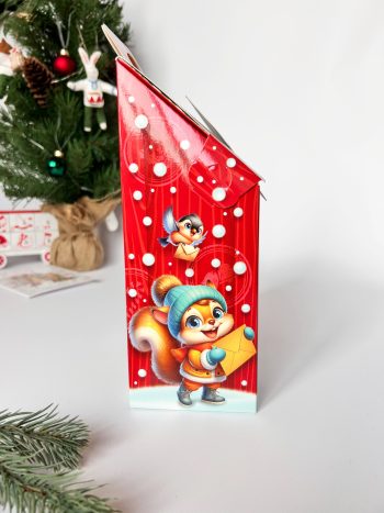 Коробка новогодняя подарочная Письмо желаний, 146х86х225 (+40) мм — изображение 7