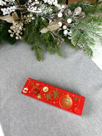 Коробка без окна под 5 конфет Мечты, 210х50х33 мм (дно и обечайка) — изображение 4