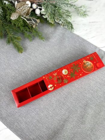 Коробка без окна под 5 конфет Мечты, 210х50х33 мм (дно и обечайка) — изображение 2