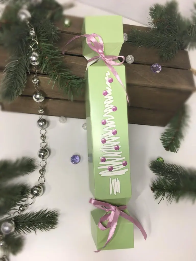 Коробка подарочная конфета Ёлочка, 50х50х250 мм — изображение 3